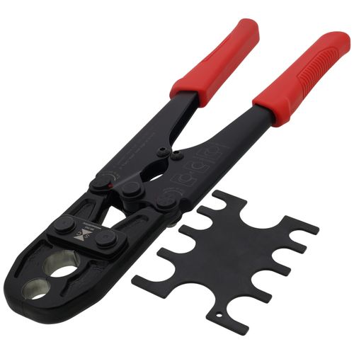 Main product image of 1/2" & 3/4" Combo Crimp Tool - Straight Handle (F1807)