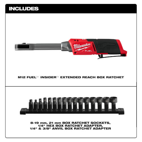 Main product image of M12 FUEL INSIDER Extended Reach Box Ratchet