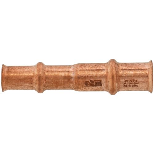 Main product image of 3/8" to 5/16" Refrigerant Copper Press Reducer Coupling, 3051060500111