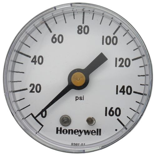 Main product image of 2" Back Mount Pressure Indicating Gauge, 0-160 psi (1/4" NPT)