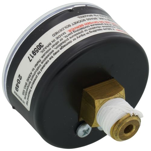 Main product image of 2" Back Mount Pressure Indicating Gauge, 0-160 psi (1/4" NPT)