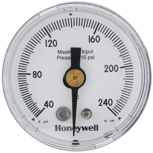 Main product image of 1-1/2" Pneumatic Receiver Gauge (40° to 240°F)