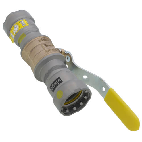 Main product image of 3/4" MegaPressG Bronze Ball Valve w/ Carbon Steel Press Ends