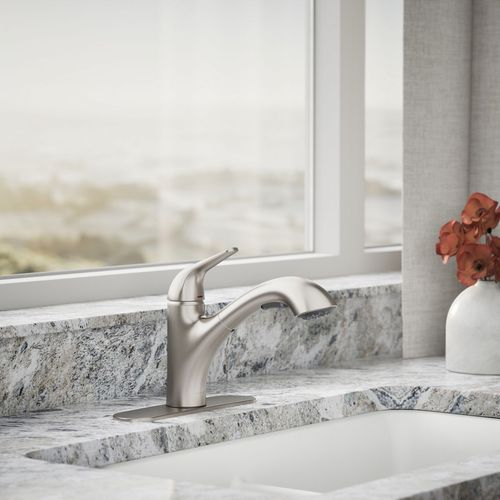 Main product image of Jolt 1-Handle Pull Out Kitchen Faucet (Stainless Steel), K-30612-VS