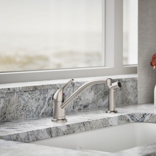 Main product image of Jolt 1-Handle Swing Spout Kitchen Faucet with Spray (Stainless Steel), K-30614-VS