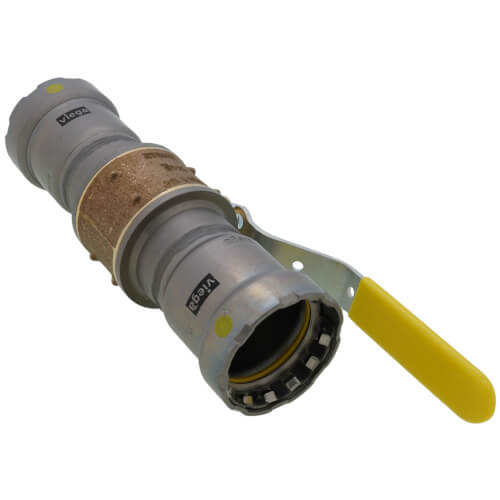 Main product image of 1-1/2" MegaPressG Bronze Ball Valve w/ Carbon Steel Press Ends