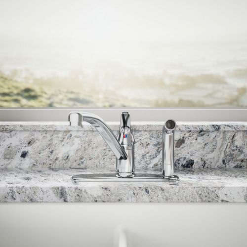 Main product image of Jolt 1-Handle Swing Spout Kitchen Faucet with Integrated Spray (Polished Chrome), K-30615-CP