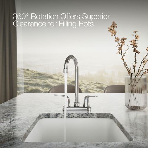 Main product image of Jolt 2-Handle Gooseneck Spout Bar Faucet (Polished Chrome), K-30617-CP