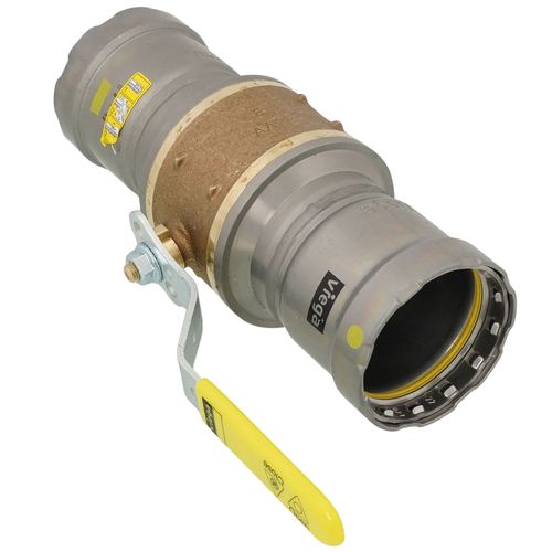 Main product image of 2" MegaPressG Bronze Ball Valve w/ Carbon Steel Press Ends
