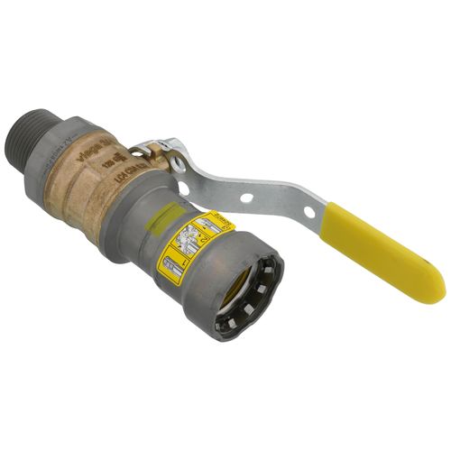 Main product image of 3/4" Press x MNPT MegaPressG Bronze Ball Valve w/ Carbon Steel