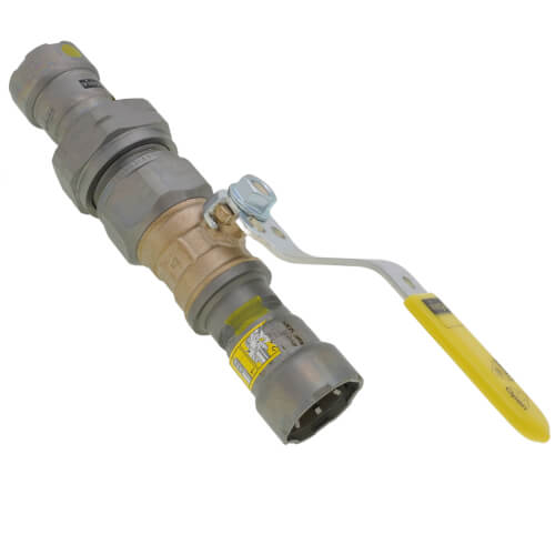 Main product image of 1/2" Press x Press Union MegaPressG Bronze Ball Valve w/ Carbon Steel