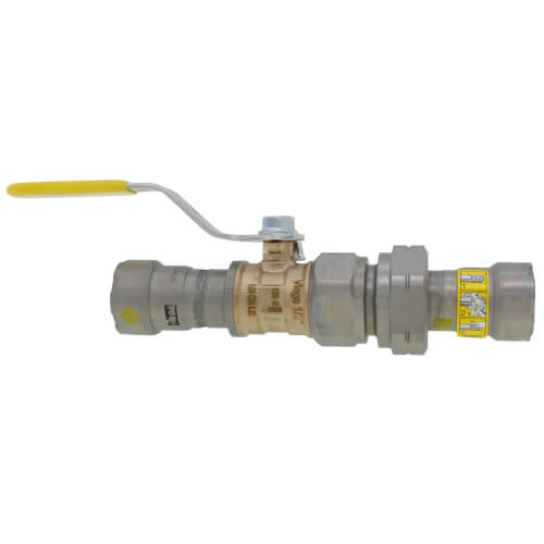 Main product image of 1/2" Press x Press Union MegaPressG Bronze Ball Valve w/ Carbon Steel