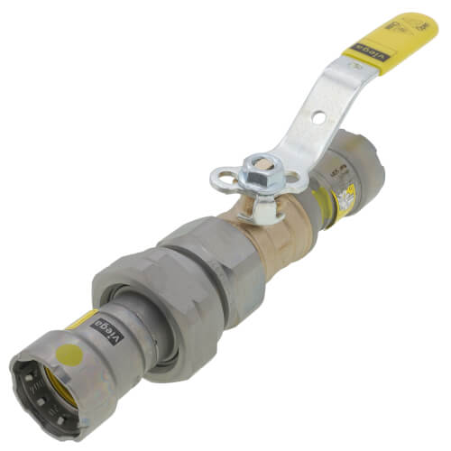 Main product image of 1/2" Press x Press Union MegaPressG Bronze Ball Valve w/ Carbon Steel