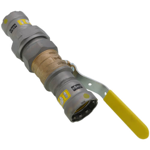 Main product image of 1" Press x Press Union MegaPressG Bronze Ball Valve w/ Carbon Steel