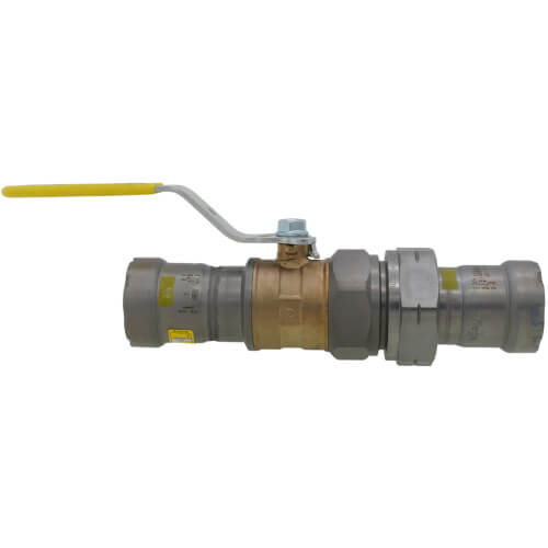 Main product image of 1" Press x Press Union MegaPressG Bronze Ball Valve w/ Carbon Steel
