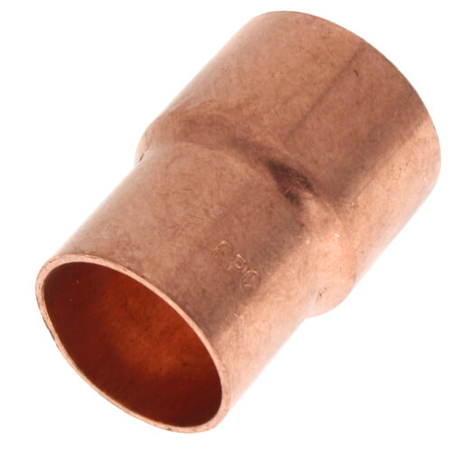 3" x 1-1/4" Copper Coupling Reducer CxC Sweat Plumbing Fitting 