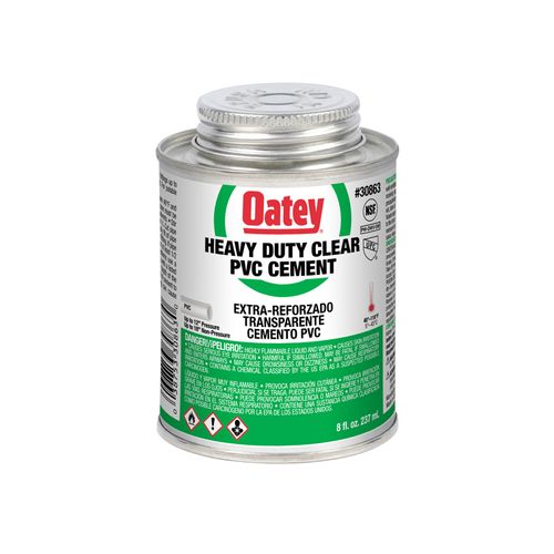 Main product image of 8 oz. Heavy Duty Solvent Cement (Clear)