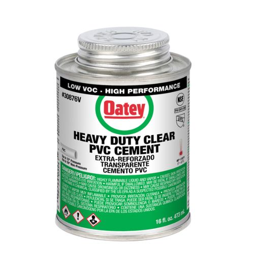 Main product image of 16 oz. Oateyweld Heavy Duty Solvent Cement (Clear)