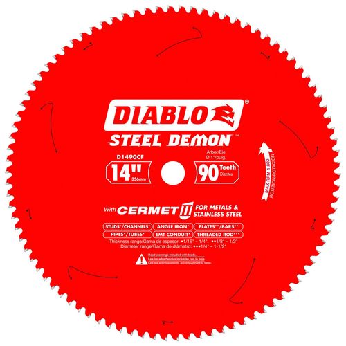 Main product image of 12" x 60-Teeth Steel Demon Cermet II Saw Blade for Medium Metal