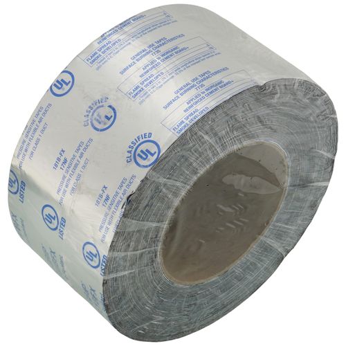 Main product image of Foil-Grip 1403-181BFX Silver Printed Pressure-Sensitive General-Purpose Rolled Mastic Sealant Tape Suitable for Colder Temperatures (3" x 100'), 309780