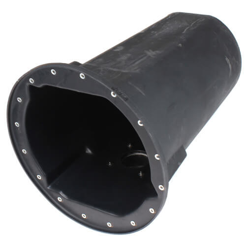 Main product image of 18" x 30" Simplex Polyethylene Basin w/ 4" Fiberglass Inlet Hub, 2" Vent/Discharge & Steel Cover
