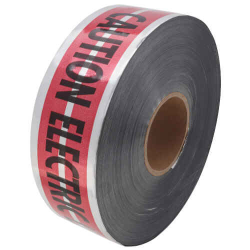 Main product image of MAGNATEC "Caution Electric Line Below" Magnetic Tape (3" x 1000 Ft) 