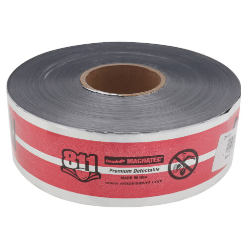 Main product image of MAGNATEC "Caution Electric Line Below" Magnetic Tape (3" x 1000 Ft) 