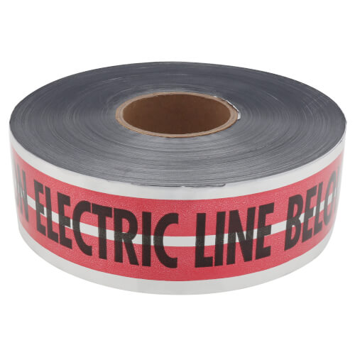 Main product image of MAGNATEC "Caution Electric Line Below" Magnetic Tape (3" x 1000 Ft) 