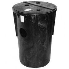 Main product image of 18" x 30" PSF Simplex Sewage Basin & Cover w/ 2" & 3" Vent, 2" Discharge