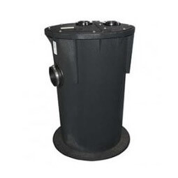 Main product image of 18" x 30" Simplex Poly-Foam Premium Sump Basin w/ Split Poly Cover, 2' Vent, 2" Discharge