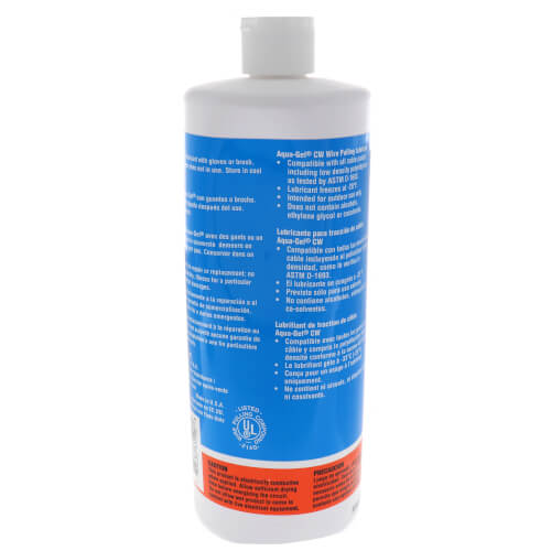 Main product image of Aqua Gel CW Cable Pulling Lubricant, 1 Quart Squeeze Bottle