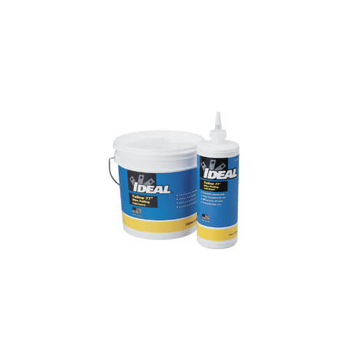 Main product image of Wire Pulling Lubricant, Yellow 77, Wax-Based, 1 Gal Bucket
