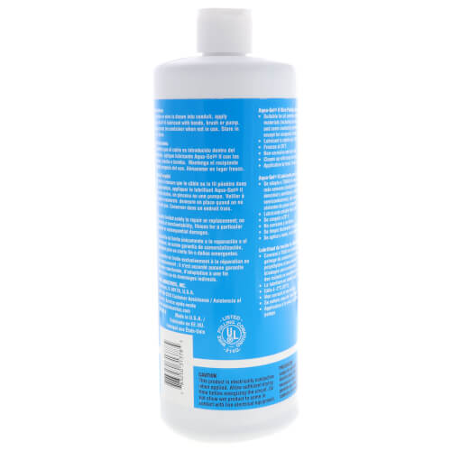 Main product image of Aqua-Gel II Cable Pulling Lubricant, 1 Quart Squeeze Bottle