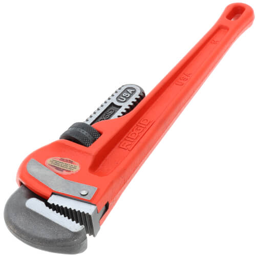 Main product image of 14" Heavy-Duty Straight Pipe Wrench