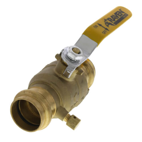 Main product image of 1" Full Port Press Ball Valve w/ Drain (Lead Free)