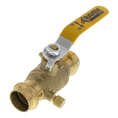 Main product image of 3/4" Full Port Press Ball Valve w/ Drain (Lead Free)