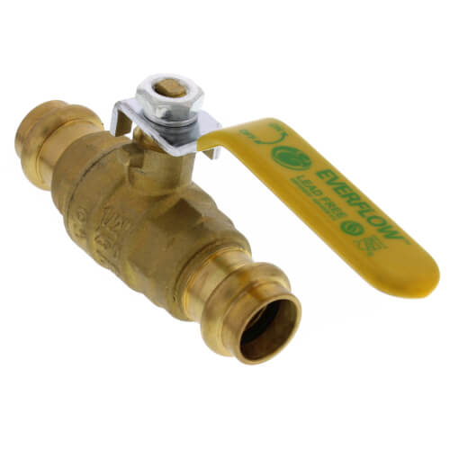 1/2" Full Port Press Ball Valve (Lead Free)