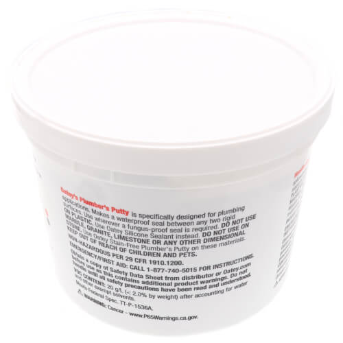 Main product image of Plumbers Putty, White  (5 lbs.)