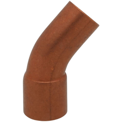 3/8" FTG x Copper 45° Street Elbow
