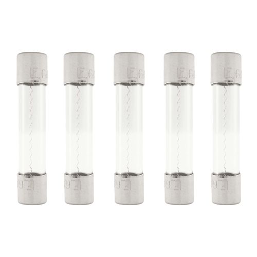 Main product image of 6 Amp Fast-Acting, 3AG Type Glass Fuse, 250V (Pack of 5)