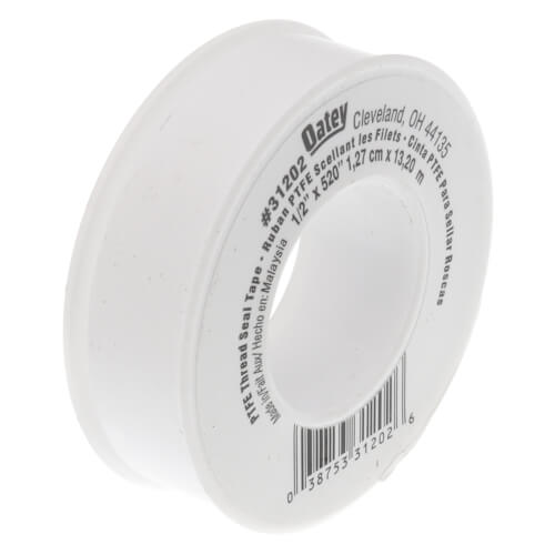 Main product image of 1/2" x 520" PTFE White Thread Seal Tape