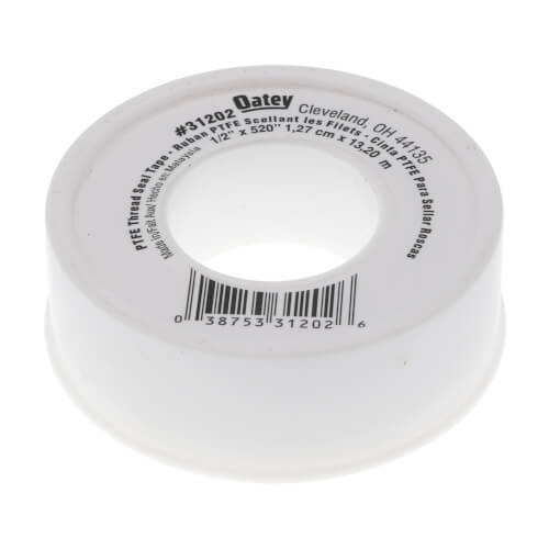 Main product image of 1/2" x 520" PTFE White Thread Seal Tape