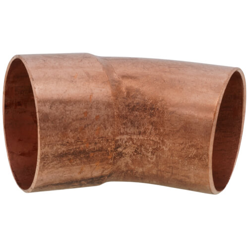 3" FTG x Copper 45° Street Elbow