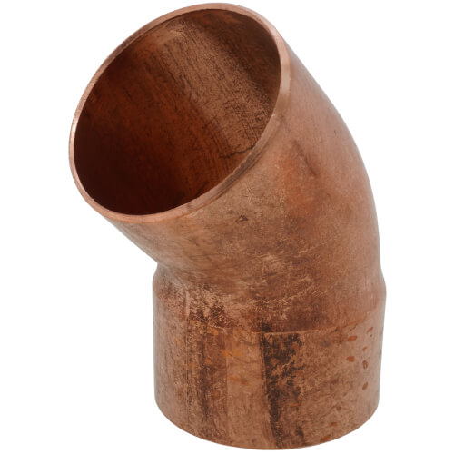 3" FTG x Copper 45° Street Elbow