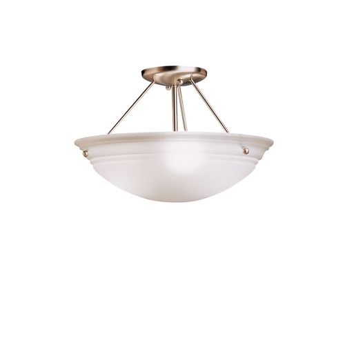 Main product image of Cove Molding 3 Light Semi Flush (Brushed Nickel)