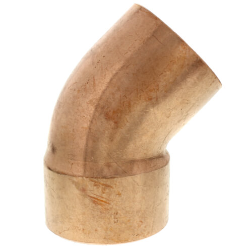 4" FTG x Copper 45° Street Elbow