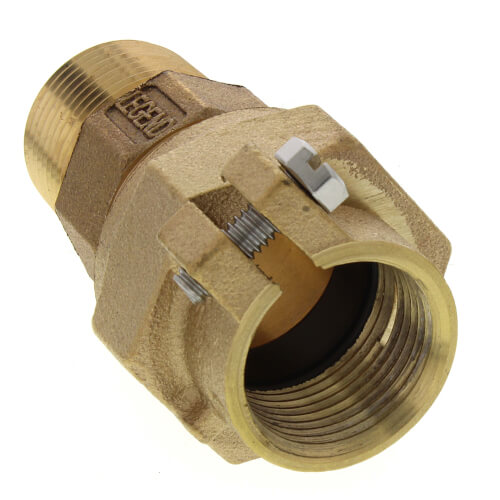 1" Pack Joint (CTS) x MNPT Coupling - T-4300NL (No Lead Bronze)