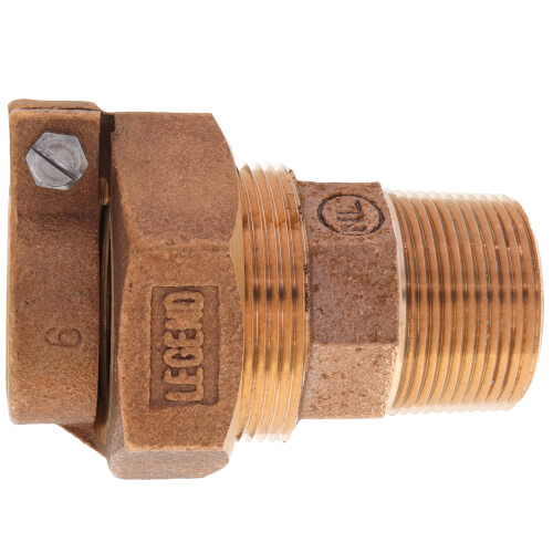 1-1/4" Pack Joint (CTS) x MNPT Coupling - T-4300NL (No Lead Bronze)