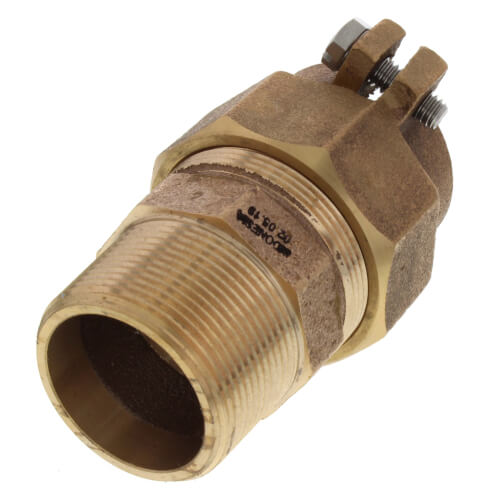1-1/2" Pack Joint (CTS) x MNPT Coupling - T-4300NL (No Lead Bronze)