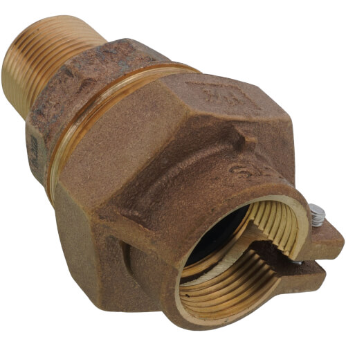 Main product image of 1-1/4" x 1" Pack Joint (CTS) x MNPT Coupling - T-4300NL (No Lead Bronze)